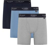 3 Pack Cotton Stretch Boxer Briefs Navy Mix L