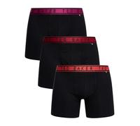 3 Pack Boxer Briefs Black/Festival Fuchsia/Jester Red/Cayenne S