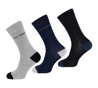 Ted Baker Mens Mixxed Three Pack Of Socks, Assorted - Multicolour - One Size