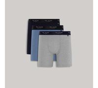 3 Pack Boxer Briefs Light Grey/Blue/Navy M