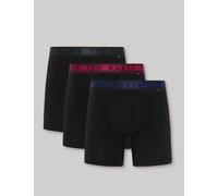 Ted Baker 3pk Cotton Rich Boxers Burgundy Mix