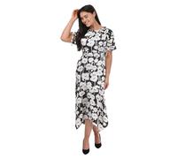 Ted Baker Abriee Puff Sleeve Midi Dress Black 2 (US 6)