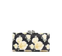 Ted Baker Leather Albaz Printed Large Bobble Purse Black