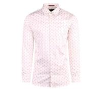 Ted Baker Area Mens White Geometric Print Shirt Cotton - Size X-Small