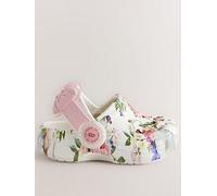 Ted Baker Baby Girls Floral Bow Clog Shoes, Multi, Size 3 Younger Print