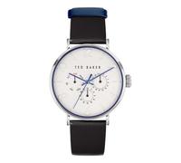 Ted Baker Gents Phylipa Gents Stainless Steel Black Watch - Leather / Mineral Glass