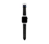 Ted Baker Black Croco Leather Strap for Apple Watch® (Model: BKS42F226B0), Black