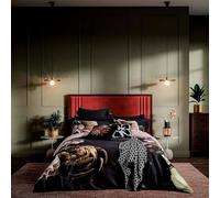 Ted Baker Black Paper Floral 3 Piece Duvet Cover Set (Double 200 x 200cm)