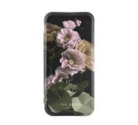Ted Baker Black Paper Flowers Mirror Folio Phone Case for iPhone 17 Air Gold Shell