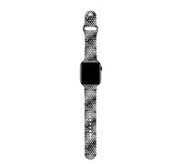 Ted Baker Black & White Silicone Strap for Apple Watch® (Model: BKS42S213B0), Black/White, Modern