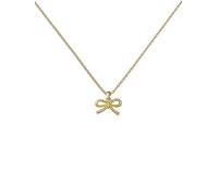 Ted Baker Blaire Mini Metal Bow Pendant Necklace for Women (Gold)