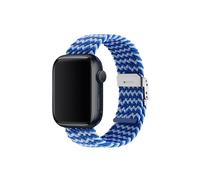 Ted Baker Blue & Light Blue Elastic Strap for Apple Watch® (Model: BKS42S322B0), Blue, Modern
