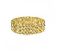 Ted Baker Bobbi Crystal Bobble Wide Gold Tone Bangle 6.1 x 5cm
