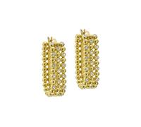 Ted Baker Bollie Crystal Bobble Hoop Earrings for Women (Gold/Crystal)