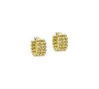 Ted Baker Bonny Crystal Bobble Small Hoop Earrings for Women (Gold/Crystal)