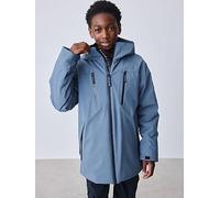Ted Baker Boys' Lightweight Mid-Length Hooded Jacket, Blue, Size Age: 7 Years Blue