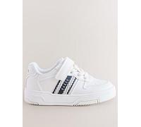 Ted Baker Boys Tape Trainers, White, Size 6 Younger White