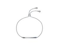 Ted Baker Breena Baker Bar Drawstring Bracelet For Women (Silver Tone)