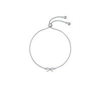 Ted Baker Bridget Mini Metal Bow Adjustable Bracelet for Women (Silver)