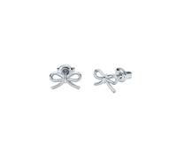 Ted Baker Brooke Mini Metal Bow Stud Earrings for Women (Silver)