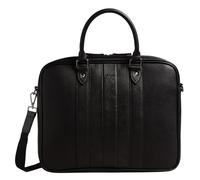 Ted Baker Business Bag Laptop Bag with Laptop Compartment Waymon House Check PU Document Bag Black
