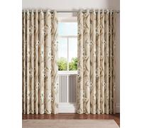 Ted Baker 'Cabana' Cotton Lined Curtains in Light Beige | Size: 168 cm width x 183 cm drop Ted Baker Light Beige 168 cm width x 183 cm drop