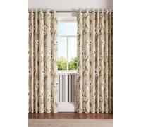 Ted Baker 'Cabana' Cotton Lined Curtains in Light Beige | Size: 228 cm width x 228 cm drop Ted Baker Light Beige 228 cm width x 228 cm drop