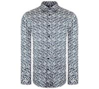 Ted Baker Capua Mens White/Navy Ditsy Floral Shirt