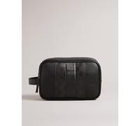 Ted Baker Checked Pebble Grain Washbag Black