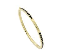 Ted Baker Claudia Narrow Crystal Hinged Bangle Bracelet for Women (Gold/Black)