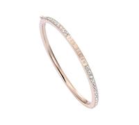 Ted Baker Claudia Narrow Crystal Hinged Bangle Bracelet for Women (Rose Gold/Crystal)