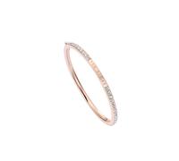 Ted Baker CLAUDIA: Rose Tone Narrow Crystal Hinged Bangle Bracelet