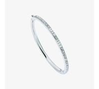 Ted Baker Claudia Slim Silver Tone Crystal Bangle TBJ4062-01-02