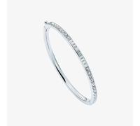 Ted Baker Claudia Slim Silver Tone Crystal Bangle TBJ4062-01-02