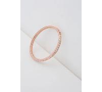 Ted Baker Clemara Hinge Crystal Bangle Bracelet For Women Medium Rose Gold