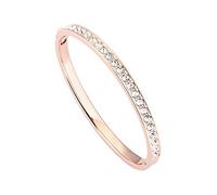 Ted Baker Clemara Hinge Crystal Bangle Bracelet For Women - Medium (Rose Gold/Crystal)
