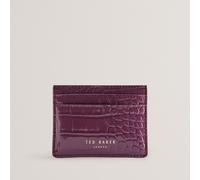 Ted Baker Women's Coly Croc Card Holder - Maroon