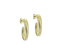 Ted Baker Corie Contour Hoop Earrings for Women (Gold)