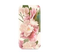 Ted Baker Cream Flower Placement Mirror Folio Phone Case for iPhone 17 Gold Shell