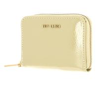 Ted Baker Crinnie Crinkle Icon Small Zip Around Purse Yellow Mustard Yellow