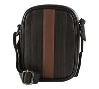 Ted Baker cross body bag Evver Striped PU Flight Bag Brn-Choc