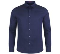 Ted Baker Crotone Long Sleeve Mens Navy Herring Shirt 272031_NAVY