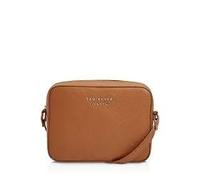 Ted Baker Debbi Soft Grain Branded Camera Bag in Tan Leather