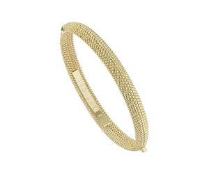 Ted Baker Dotett Dotty Bangle Bracelet For Women (Gold Tone/Plain Metal)