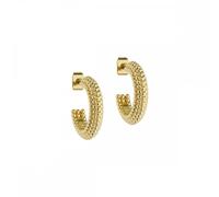 Ted Baker Dotett Dotty Gold Tone Hoop Earrings 1.8cm
