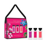 Ted Baker Miniatures Handbag Gift Set for Women, 3 x 15ml Eau de Toilettes Elodie, Polly and Kasia, Fruity Floral & Amber Miniatures in a Deluxe Handbag Box