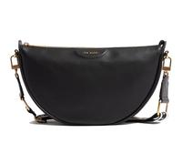 Ted Baker Essina Shoulder Bag Webbing Leather Half Moon Crossbody Bag Black