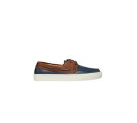 Ted Baker Mens Euenb Leather & Suede Boat Shoes in Navy - Size UK 10