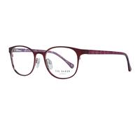 Ted Baker Eyeglasses TB2232 205 Beck Burgundy Round Full Rim Metal Frames 49mm