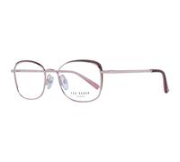 Ted Baker Eyeglasses TB2264 114 Brown Rectangle Full Rim Metal Women Frames 51mm